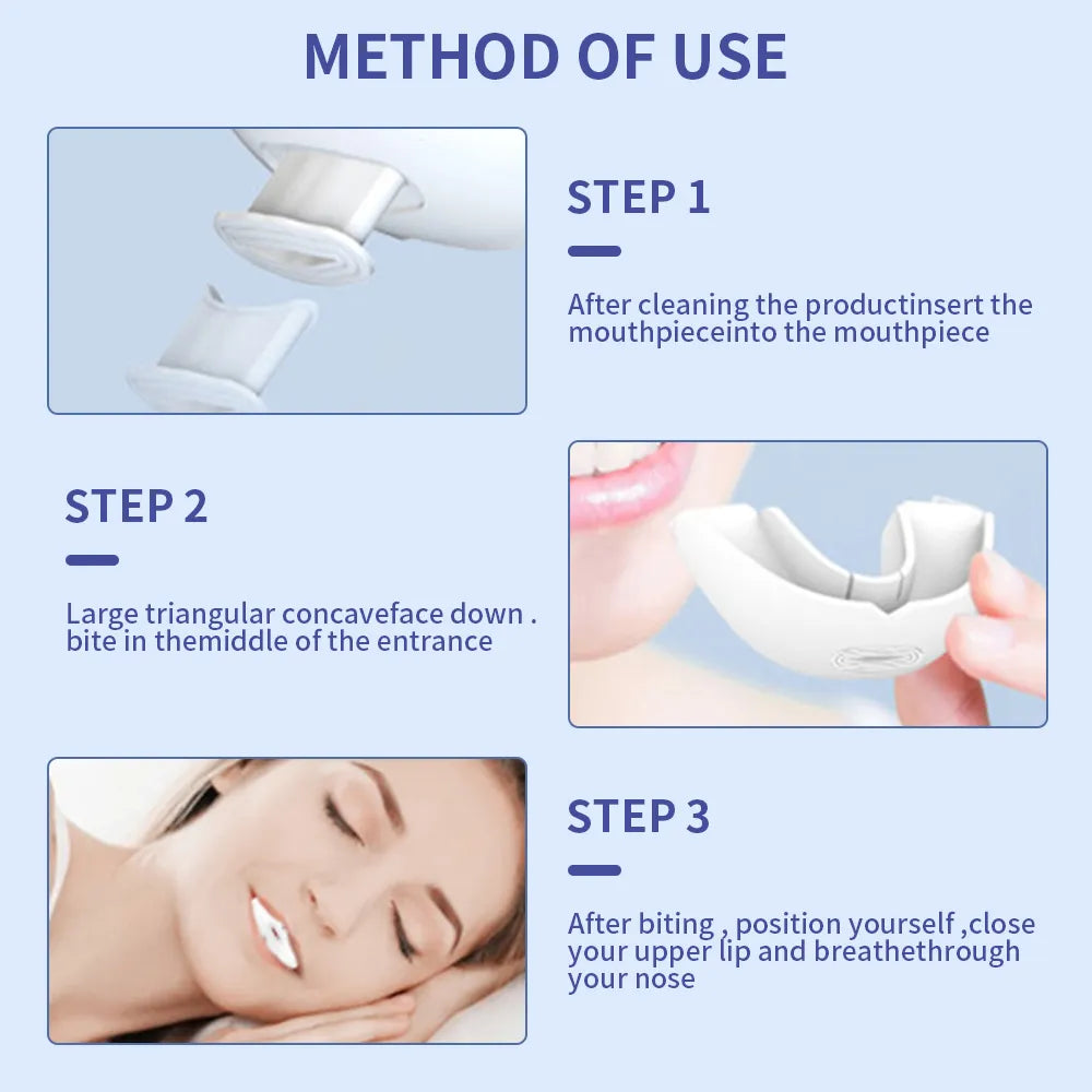 Anti-snoring Soft (silicone)- Invisalign- Mouth Guard Braces