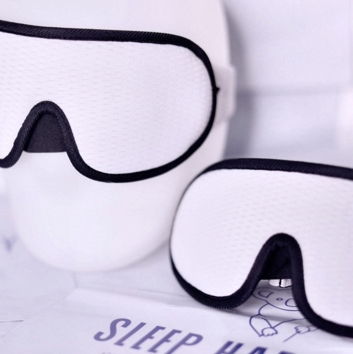 3D Sleep Mask, Soft, Padded, and Light-Blocking